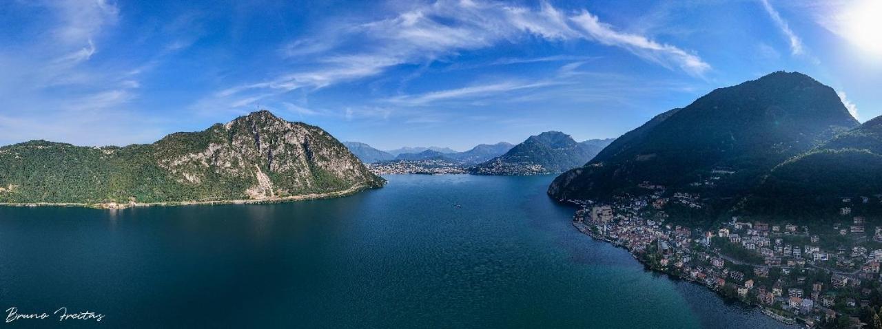 Lake Apartment 4 Bissone Kültér fotó